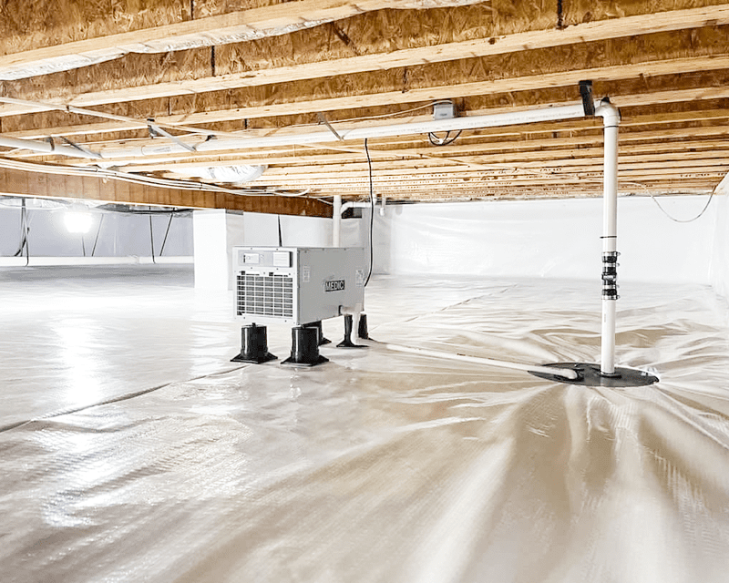 Front View Shopping for Crawl Space Dehumidifier