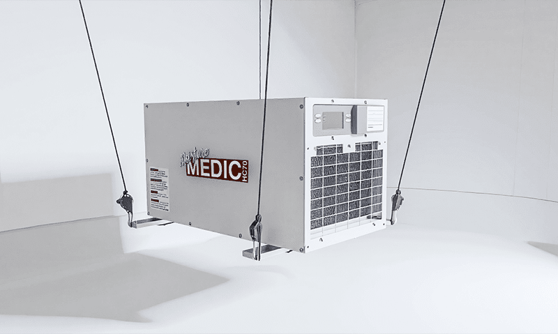 Installation of crawl space dehumidifier